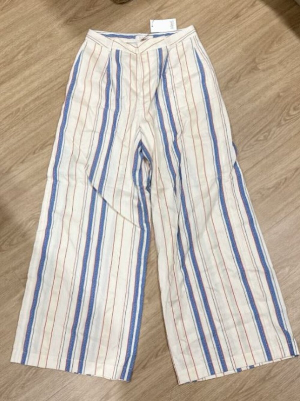 & Layered Los Angeles Striped Wide-Leg Pants